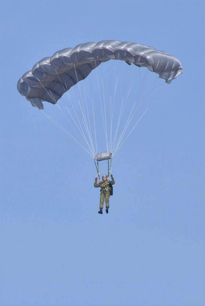 自衛隊落下傘パラシュート